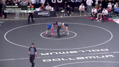 115 lbs Cons. Semi - Gabrielle Nelson, St. Thomas More vs Nayeli Ortega, Canton
