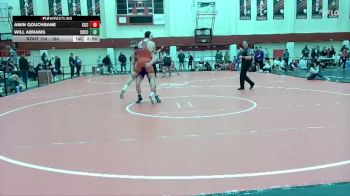 184 lbs Cons. Round 3 - Amin Qouchbane, Clackamas Community College vs Will Abrams, Southwestern Oregon Community College