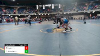 106 lbs Champ. Round 1 - TIm Sebastian, Geneseo vs Zachary Bryant, Petersburg Porta