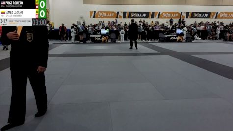 PAIGE ROMERO vs ELMER LORENZO 2026 PBJJF Pan American Jiu-Jitsu Championships