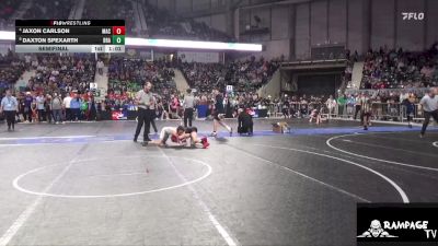 88 lbs Semifinal - Daxton Spexarth, Brawlers vs Jaxon Carlson, MAC