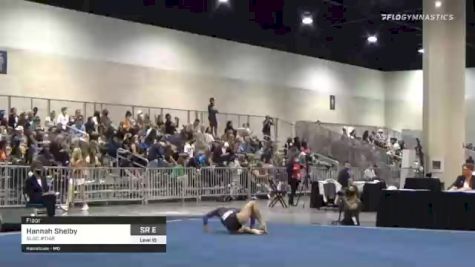 Hannah Shelby - Floor, SLGC #1146 - 2021 USA Gymnastics Development Program National Championships