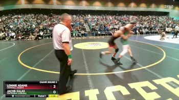 132 lbs Champ. Round 2 - Lonnie Adams, Churchill County vs Jacob Salas, Centennial (Corona)