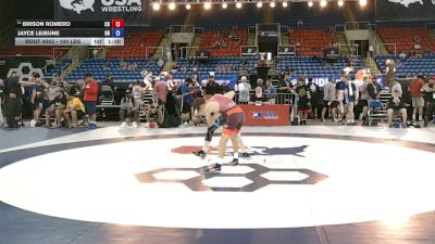 100 lbs Champ. Rd Of 32 - Brison Romero, Colorado vs Jayce LeJeune, Ohio