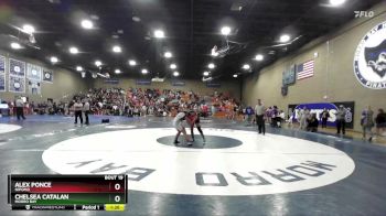 130 lbs Champ. Round 1 - Chelsea Catalan, Morro Bay vs Alex Ponce, Nipomo