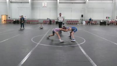 76 lbs 5th Place Match - Parker Lewis, Unattached vs Allison Krantz, Slick Chicks