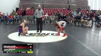 85 lbs Round 3 (8 Team) - William Alves, Elite Ath Club DZ (IN) vs Cash Dorazio, Beast Mode