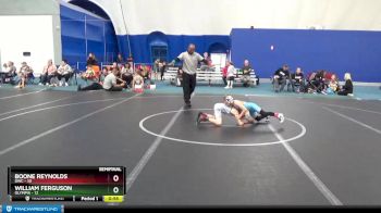 52 lbs Semifinal - Boone Reynolds, Dwc vs William Ferguson, Olympia