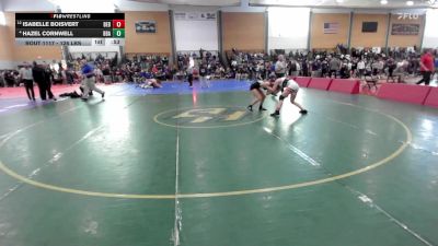 126 lbs Consi Of 8 #1 - Isabelle Boisvert, Bedford vs Hazel Cornwell, Burr & Burton