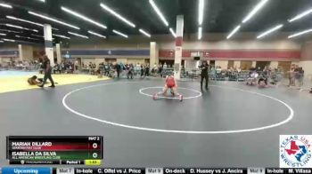 112 lbs Semifinal - Mariah Dillard, Spartan Mat Club vs Isabella Da Silva, All American Wrestling Club