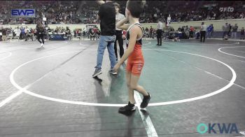 52 lbs 7th Place - Archer Slabaugh, Oklahoma Wrestling Academy vs Denver Potter, Cushing