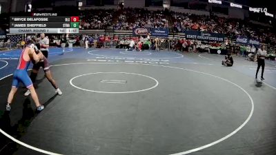 D 3 165 lbs Champ. Round 1 - Bryce Delafosse, De La Salle vs James Sheffield, St. Mary`s