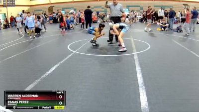 96 lbs Cons. Semi - Esaias Perez, Rampage vs Warren Alderman, StrayDawgs