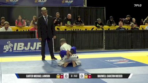 Maxwell Carlton Roeser vs Carter Michael Lawson 2026 Pan Kids Jiu-Jitsu IBJJF Championship