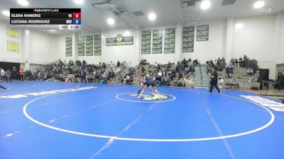 124 lbs Quarterfinals (8 Team) - Elena Rameriz, Vanguard vs Luciana Rodriguez, Menlo Oak Squad