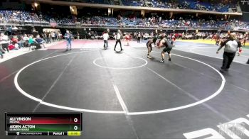 5A 215 lbs Cons. Round 2 - Ali Vinson, Melissa vs Aiden Acton, Leander Rouse