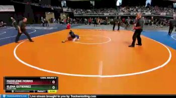 6A - 128 lbs Cons. Round 3 - Elena Gutierrez, Klein Cain vs Madeleine Morris, Cypress Park