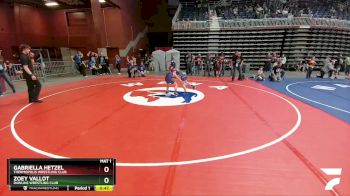 81 lbs Cons. Semi - Gabriella Hetzel, Thermopolis Wrestling Club vs Zoey Vallot, Rawlins Wrestling Club
