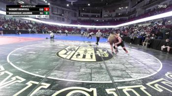 215 lbs Quarterfinal - Robert Demicell, Columbia vs Dominique Aguirre, Vallivue