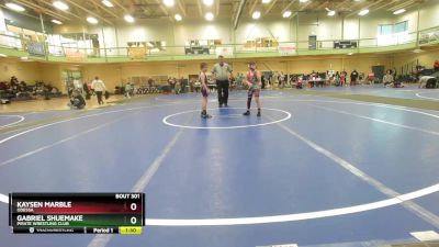 70 lbs Quarterfinal - Kaysen Marble, ODESSA vs Gabriel Shuemake, Pirate Wrestling Club