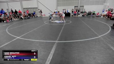 120 lbs Round 1 (16 Team) - Gage Singleton, Oregon vs Ezekiel Witt, Kansas Blue