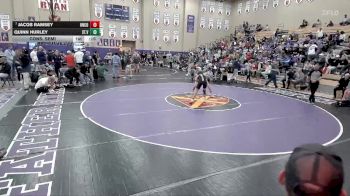 126 lbs Cons. Semi - Jacob Ramsey, Union County vs Quinn Hurley, St. Vincent St. Mary