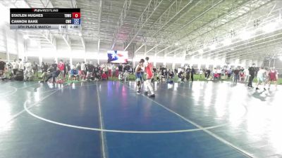 144 lbs 5th Place Match - Statlen Hughes, Total Domination Wrestling Club vs Cannon Bake, Champions Wrestling Club