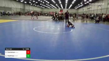 52 lbs Consolation - Cael Danielson, Texas Elite vs Carter Matthias, Nebraska Wrestling Academy