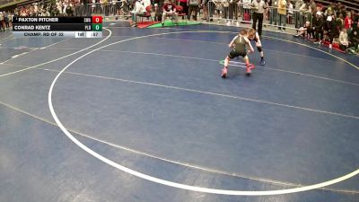 67 lbs Champ. Rd Of 32 - Paxton Pitcher, Sanderson Wrestling Academy vs Conrad Kentz, Palisade Little Dawgs