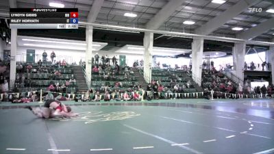 117 lbs Cons. Round 3 - Riley Horvath, Indiana Tech vs Lyndyn Gibbs, Rio Grande