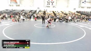 85 lbs Cons. Round 1 - Tavin Shaffer, Wolverine Den Wrestling vs Jonaan Christopher, Penfield You Wrestling