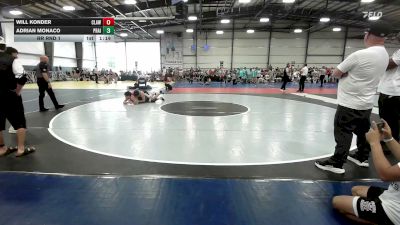 182 lbs Rr Rnd 1 - Will Konder, Claw & Conquer - HSB vs Adrian Monaco, Prairie Outlaws - HSB