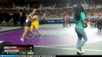 D1-235 lbs Cons. Round 2 - Ariselma Alvarez, Flowing Wells High School vs Angela Valdez, Hamilton