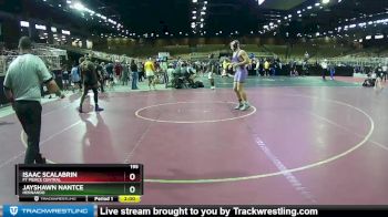 195 lbs Champ. Round 2 - Isaac Scalabrin, Ft Pierce Central vs Jayshawn Nantce, Hernando