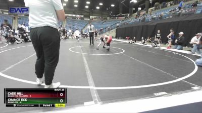 56 lbs Placement - Chance Eck, Brawlers vs Cade Hill, Black Fox Academy