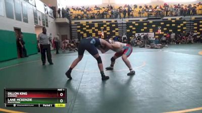 190 lbs Semifinal - Lane McKenzie, ROOTSTOWN vs Dillon King, GARAWAY