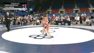 106 lbs Champ. Rd Of 16 - Chase VanPortfliet, Michigan vs Cole Lemberg, Illinois