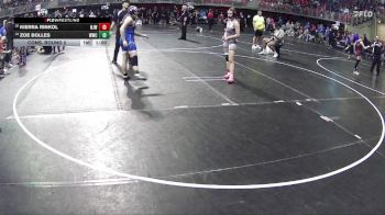 138 lbs Cons. Round 2 - Zoe Bolles, Wayne Wrestling Club vs Kierra Rinkol, Norfolk Jr Wrestling
