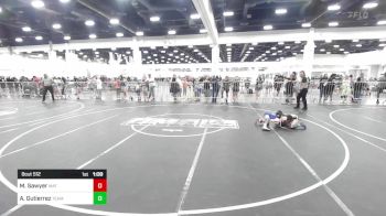 53 lbs Semifinal - Makayela Sawyer, Mat Demon WC vs Ayvah Gutierrez, Team Selma