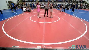 88 lbs Semifinal - Breanna Hunt, Heat vs Payton Forbes, Vinita Kids Wrestling