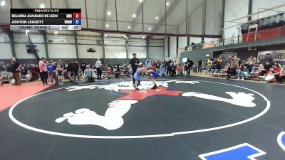 Girls Grades 3rd-5th FK - 79-81.6 Champ. Round 2 - Kinzlee Campos, Sunnyside Ironman Wrestling vs Malia Hector, Toro World Club