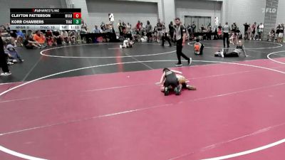 81 lbs Round 4 (6 Team) - Korr Chambers, The Factory vs Clayton Patterson, MF Army
