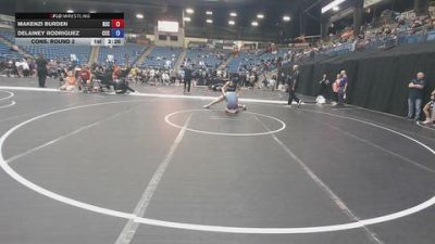 145 lbs Cons. Round 2 - Makenzi Burden, Rose State College vs Delainey Rodriguez, Colby Community College