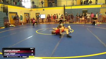 120 lbs Cons. Round 2 - Jackson Hermann, Wichita Training Center vs Tyler Chrisp, Tonganoxie Wrestling Club