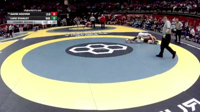D2-132 lbs Champ. Round 1 - Luke Stanley, Marlington vs Gavin Hoover, Logan Elm