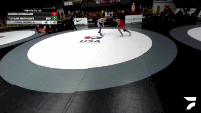 Cons. Round 6 - Kaizen Stirdivant vs Dylan Matthews, Shasta High School Wrestling