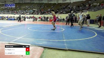 108 lbs Semifinal - Rodolfo Rojas, Broken Arrow Junior High vs Aiden Jalajel, Coweta