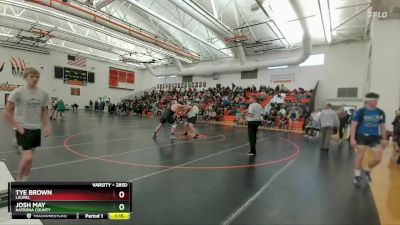 285D Round 3 - Josh May, Natrona County vs Tye Brown, Laurel