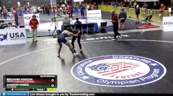 61 lbs Quarterfinal - Darrion Harris, California vs Benjamin Monzon, Arreola Wrestling Club (AWC)