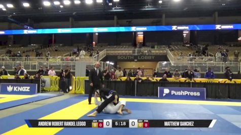 Andrew Robert Randel Leggo vs Matthew Sanchez 2025 Pan Jiu Jitsu IBJJF Championship